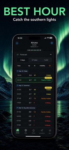 AuroraMe: Aurora Australis Map iPhone screenshot 1