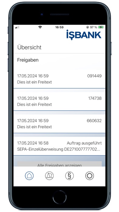 ISBANK TAN Screenshot