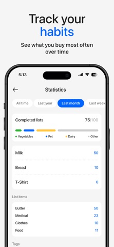 Rivelo: Shopping List screenshot