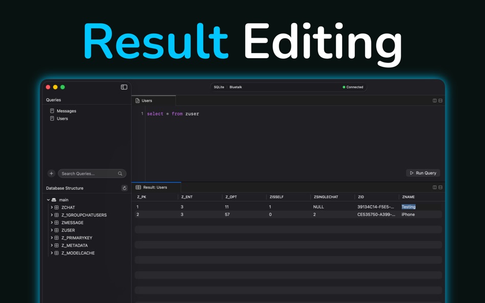 #4. DrillBase - SQLite Explorer (macOS) Von: FiveSheep OU