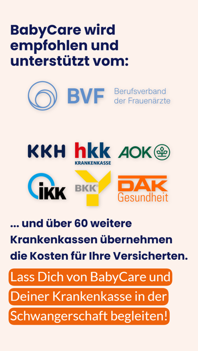 BabyCare - Gesund & Schwanger Screenshot