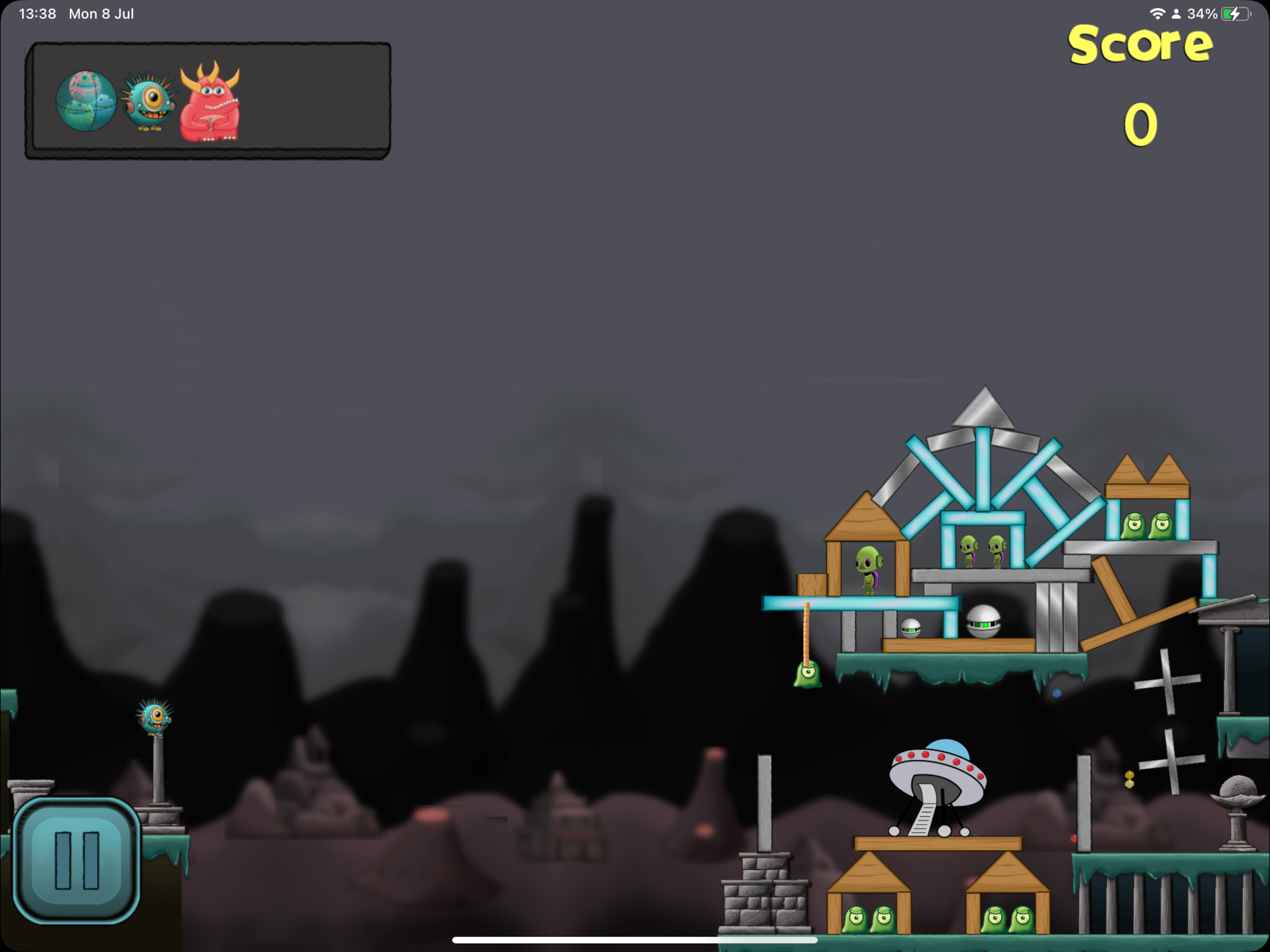 Monster Balls Slingshot Flick