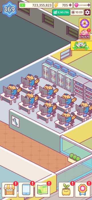 大富豪の猫育成ゲーム: かわいいシミュレーション スクリーンショット1