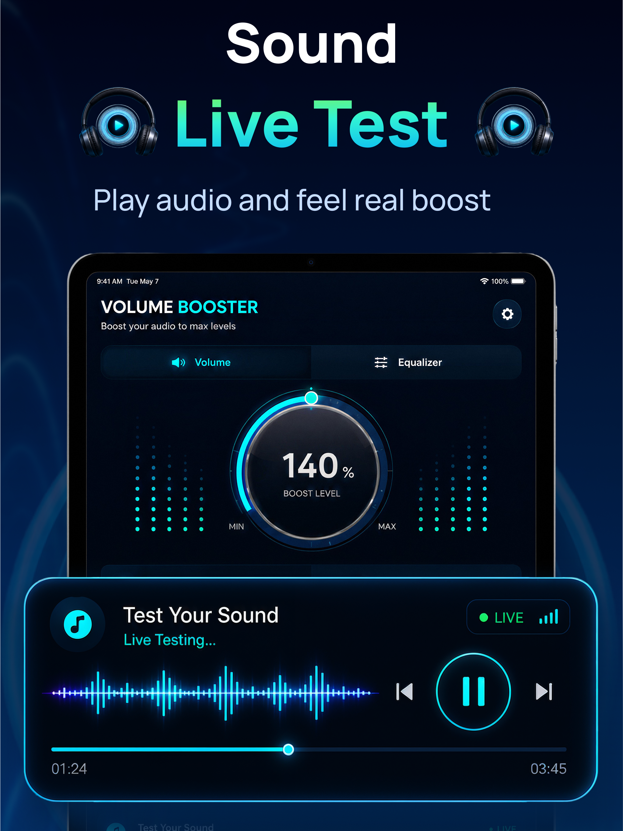 Volume Booster Sound Equalizer screenshot 6