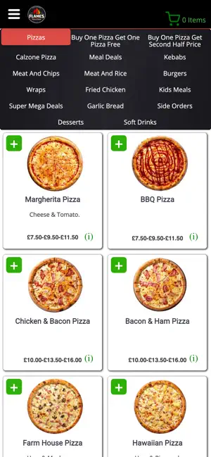 Flames Pizza Kebab Pontardawe screenshot 3