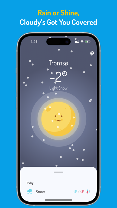 Cloudy - Cute Animated Weather screenshot