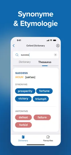 Screenshot von Wörterbuch - Oxford Dictionary auf dem iPhone 4