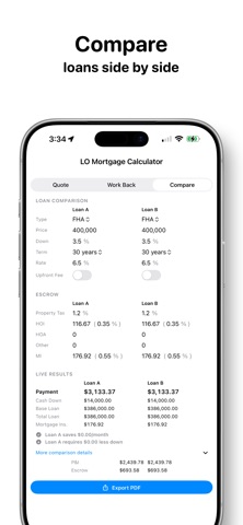 LO Mortgage Calculator Screenshot 2 of 4