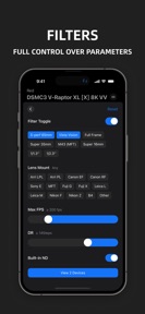 DPBOX:Cam&Lens Specs,Data Calc screenshot