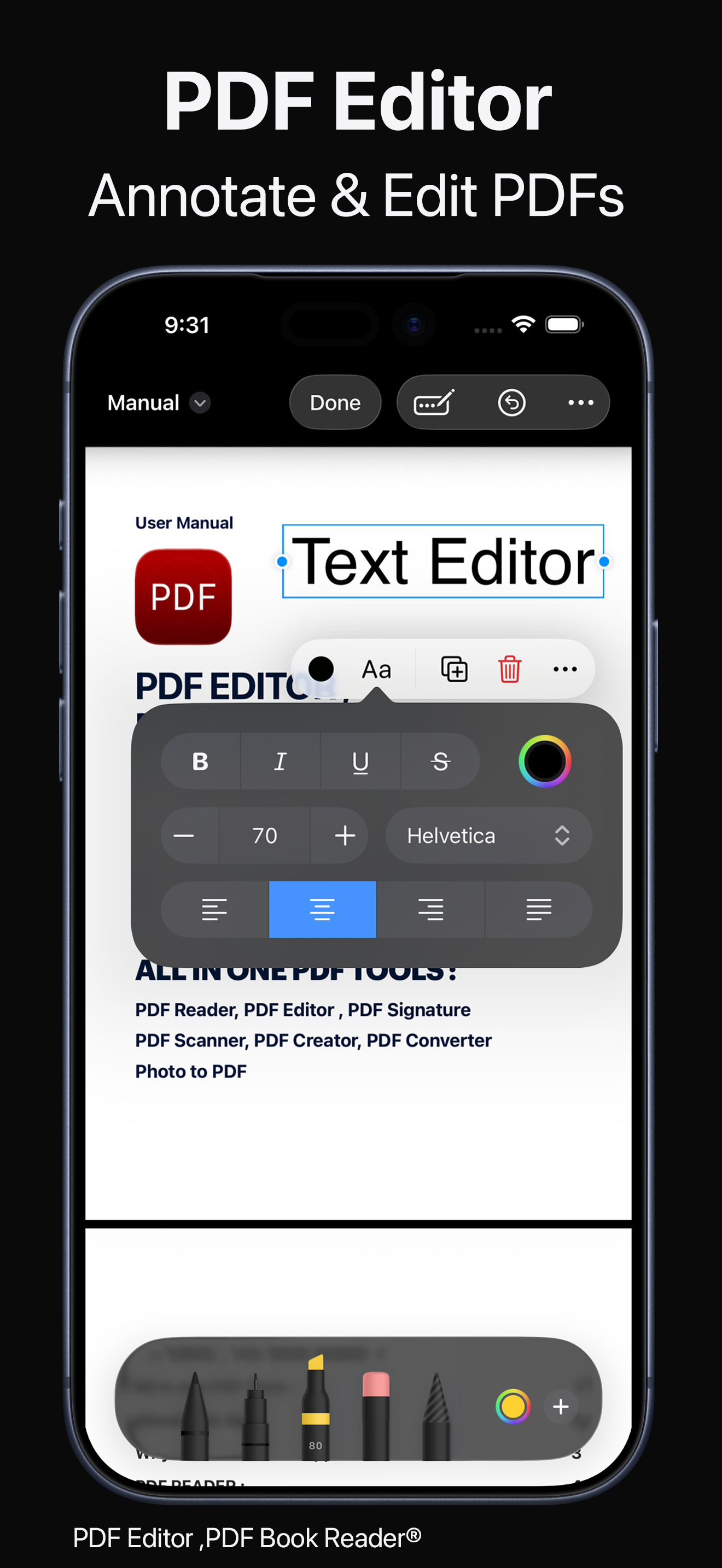 PDF Editor ,PDF Book Reader ®