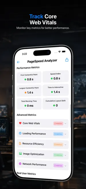PageSpeed Insights Analyzer iPhone screenshot 4