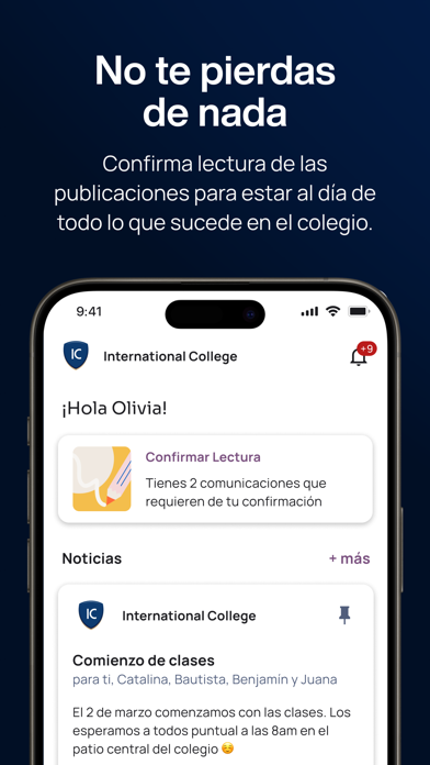 International College Screenshot