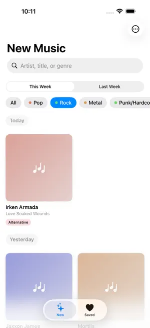 New Music Feed screenshot 4