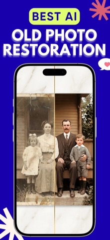 AI Old Photo Restoration iPhone screenshot