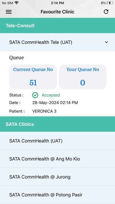 SATA Public Screenshot