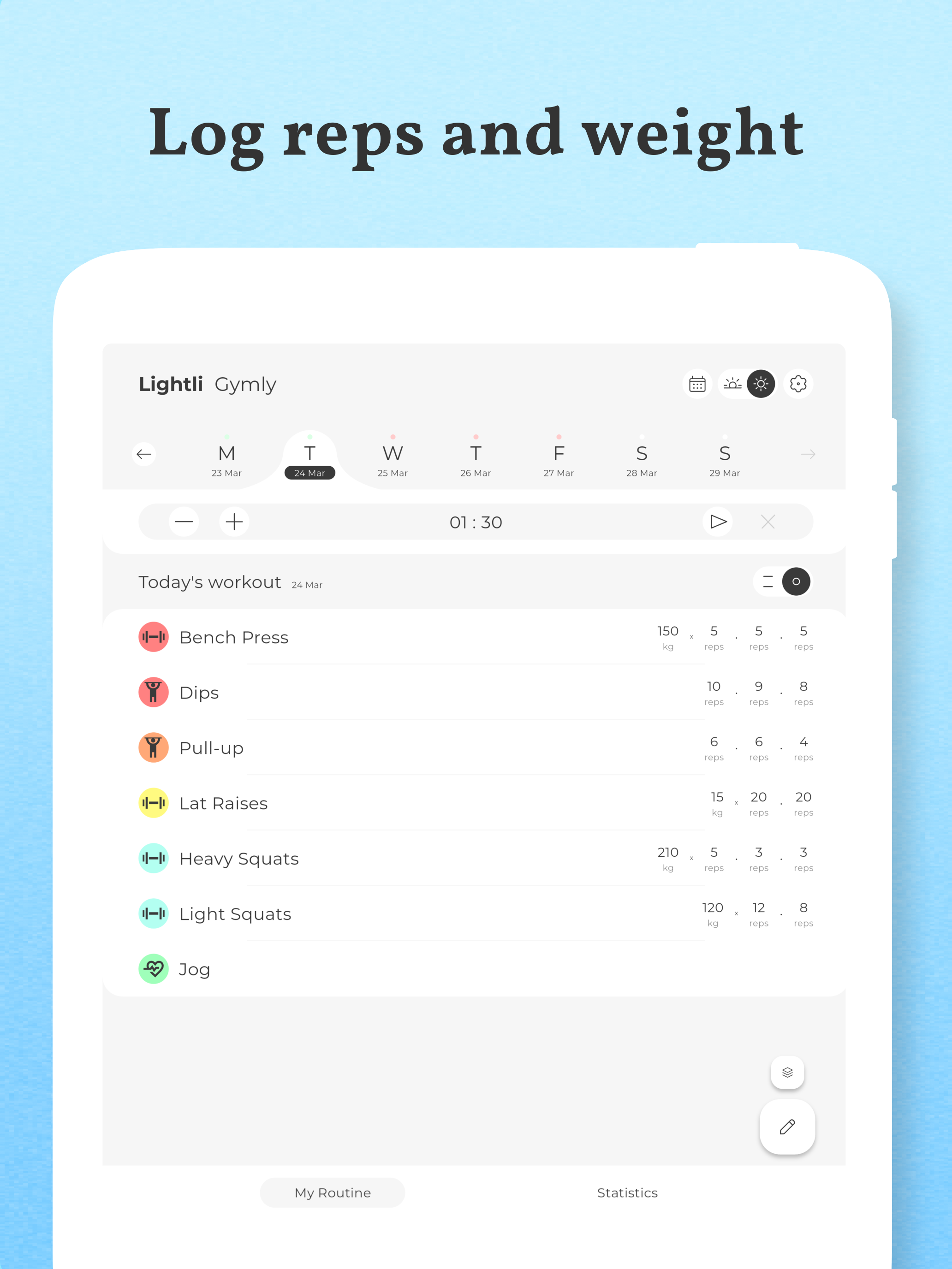 Gymly: fitness tracking screenshot 8
