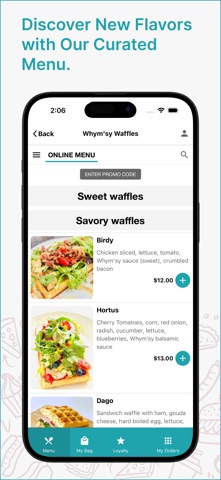 Whym'sy Waffles iPhone screenshot