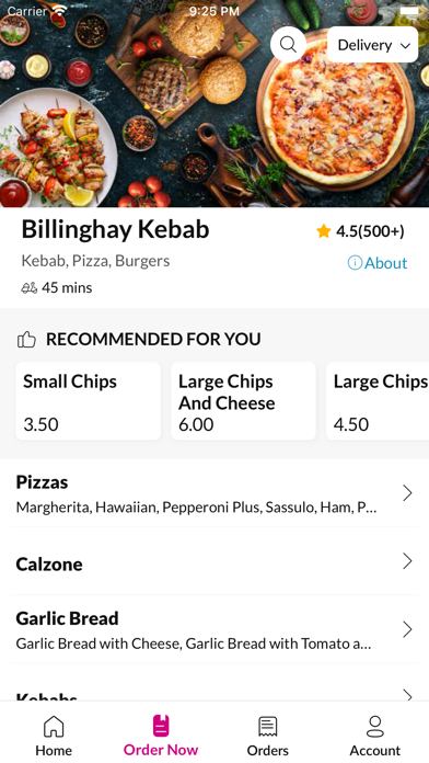 Billinghay Kebab. Screenshot