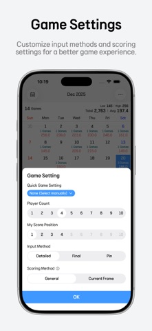 BowlingScore - Easy Record iPhone screenshot