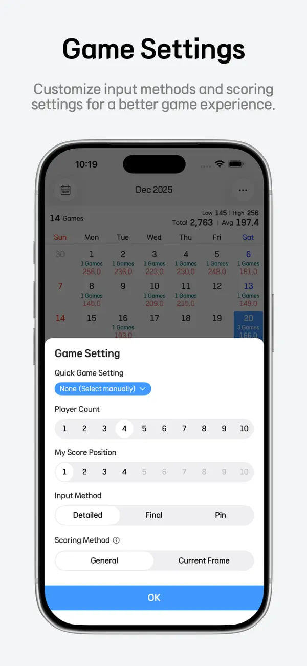 Screenshot #2 pour BowlingScore - Easy Record