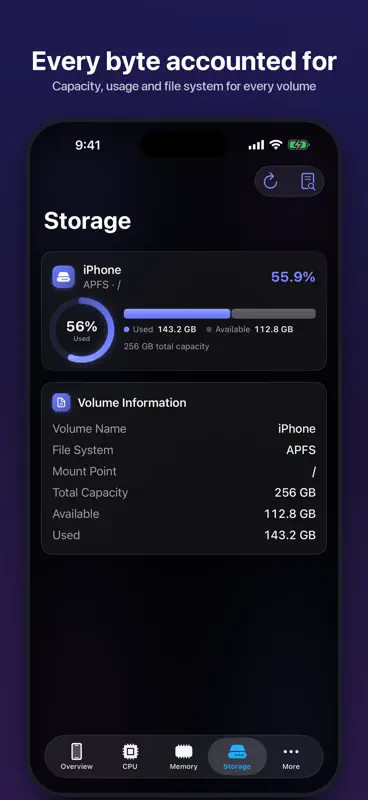 Specs: Infos Appareil, Widget screenshot 9 of 10