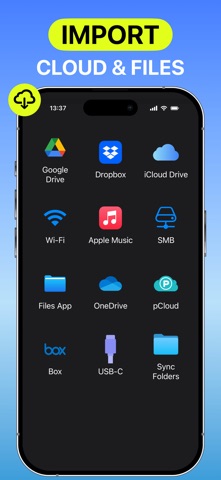 Anywhere - Music Player iPhone screenshot