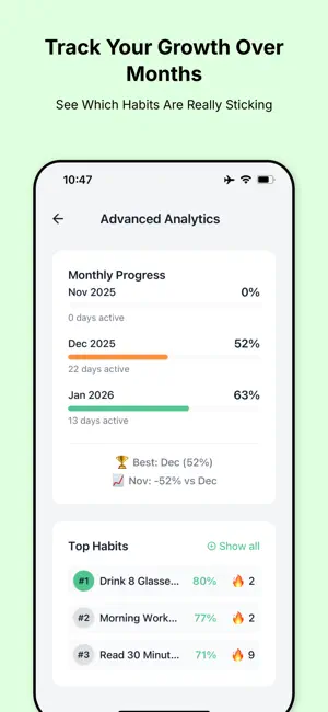 H: Habit Tracker screenshot 1