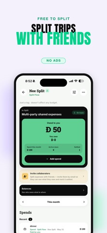 Flowdue: Split Bills & Budget screenshot