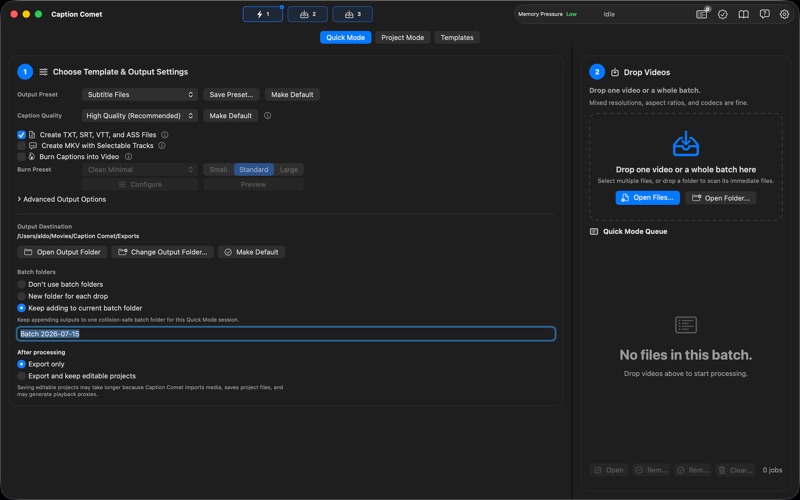 Caption Comet screenshot 4