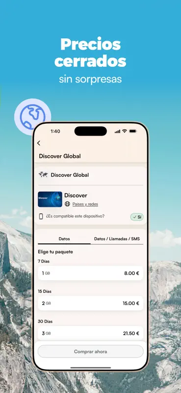 Airalo: eSIM Viajes e Internet screenshot 3 of 6
