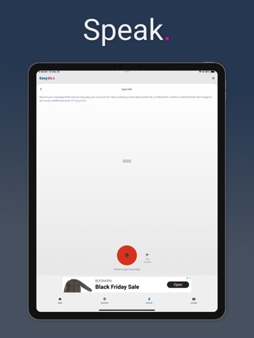 EASY 93.1 iPad screenshot