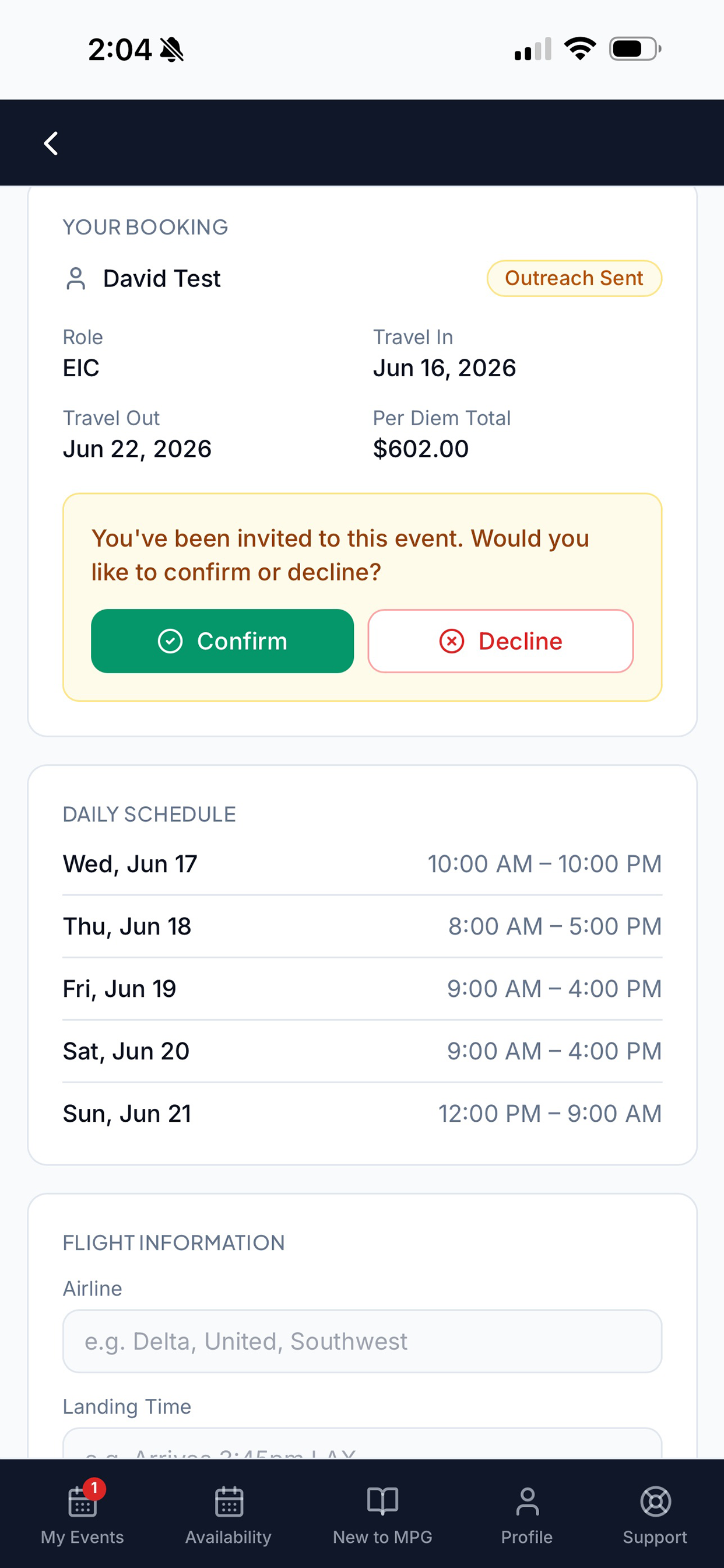 ShowReady Events screenshot 3