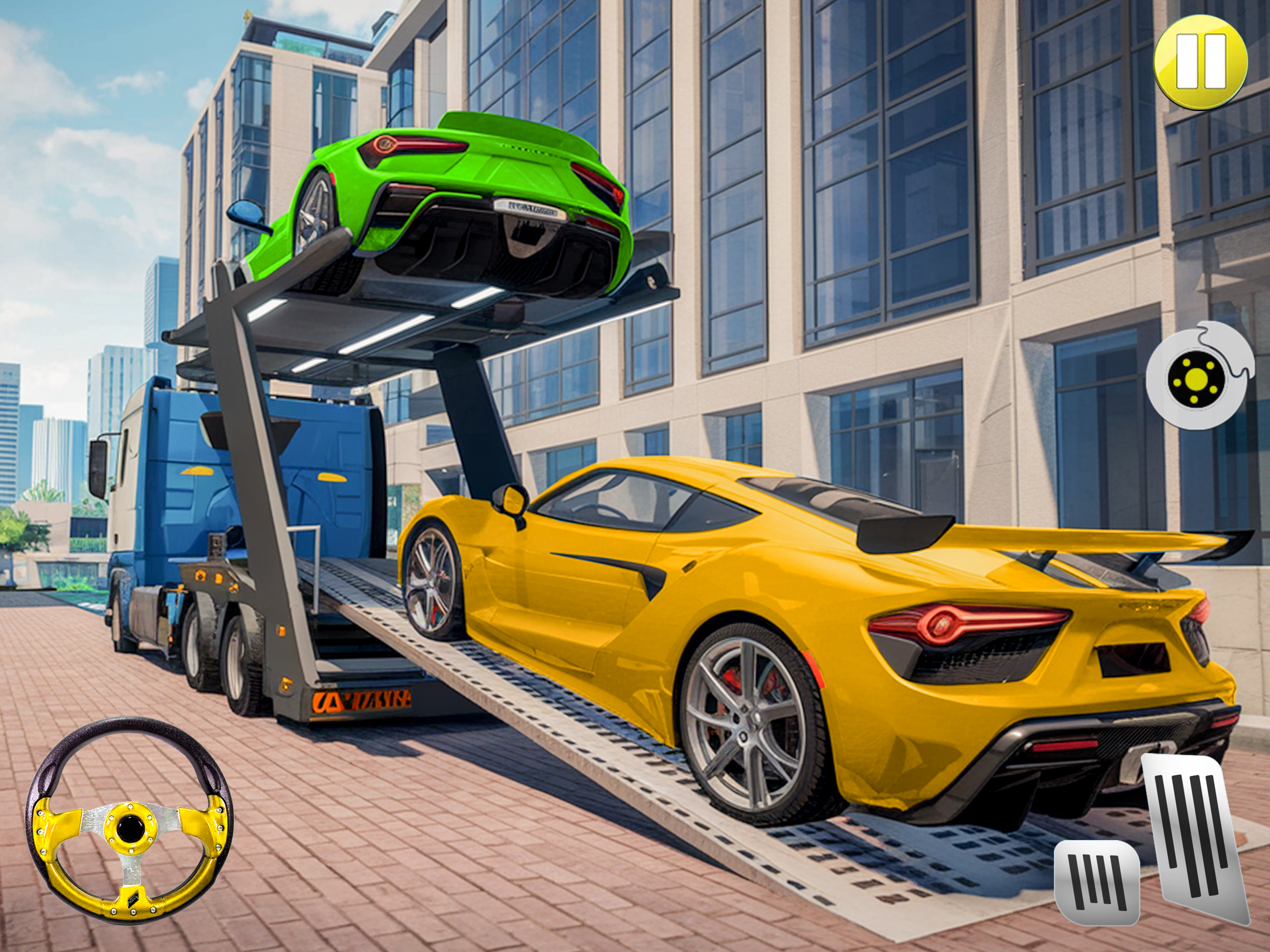 Robot Car Transporter Airplane screenshot 7