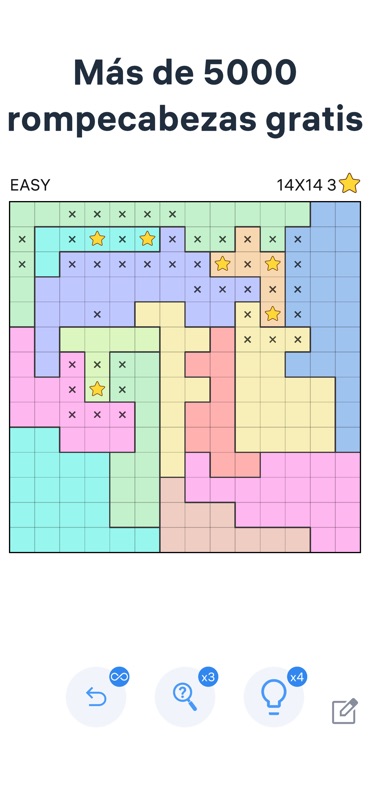 Star Battle: puzle lógico screenshot 4
