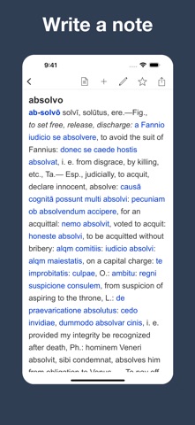 Latin Dictionary Lewis & Short screenshot
