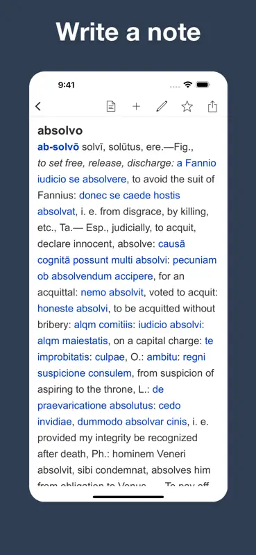 Latin Dictionary Lewis & Short screenshot 4 of 7