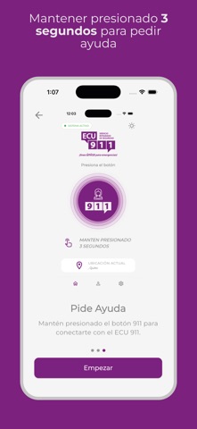 ECU 911 Botón Violeta Screenshot 4 of 7