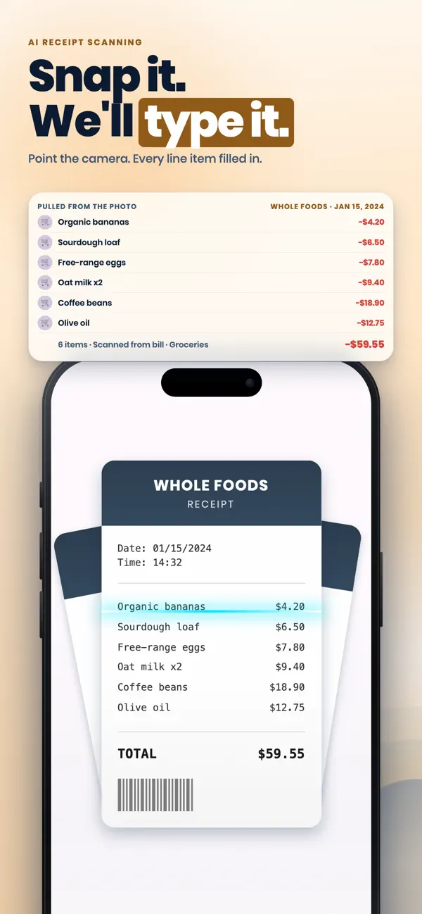 Screenshot #2 pour Suivi des dépenses - Mocy