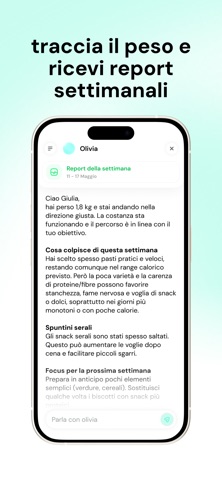 olivia: Contacalorie e ricette iPhone screenshot 7