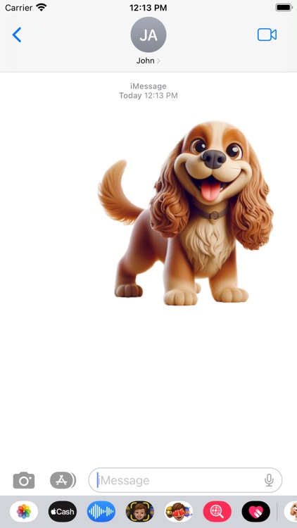 Happy Cocker Spaniel Stickers screenshot-3