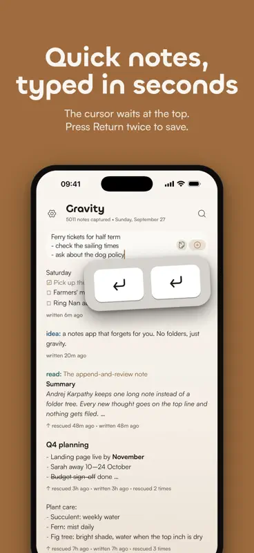 Gravity – Minimal Notes screenshot 2 of 8