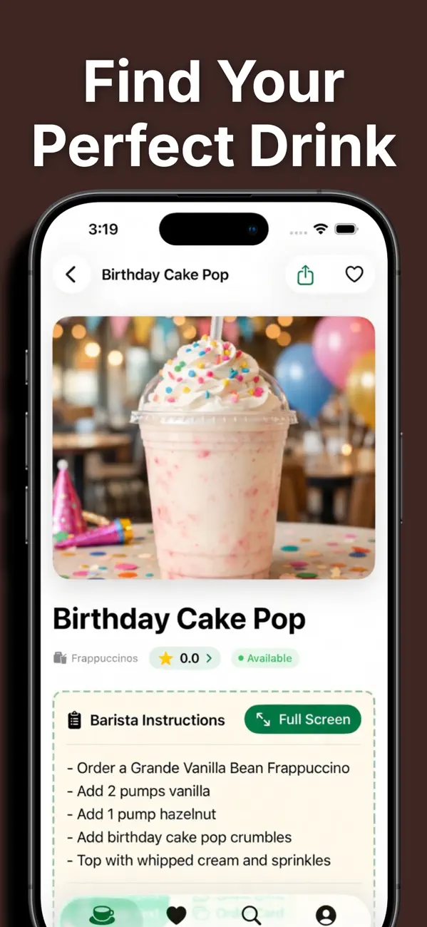 Screenshot #2 pour Secret Menu Barista Guide