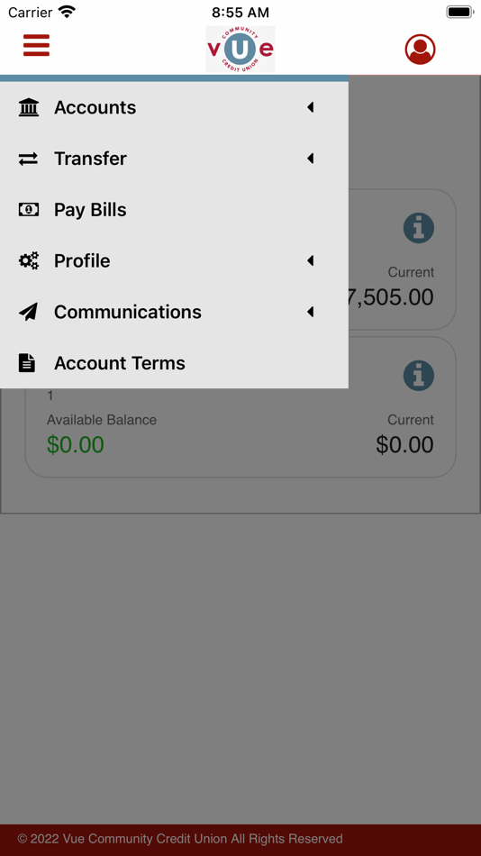 #3. Vue CCU Mobile (iOS) Podle: Vue Community Credit Union