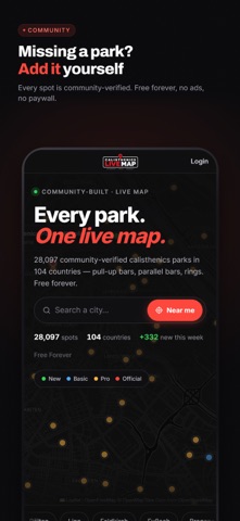 Calisthenicslivemap Screenshot 5 of 6