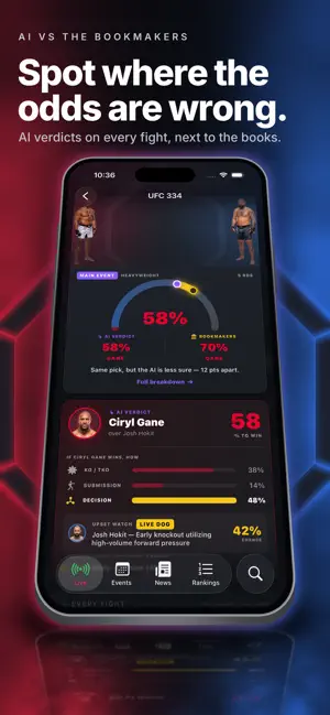 CageSide: UFC Live Fight Stats screenshot 4