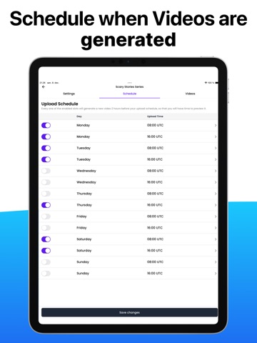 Tubify: AI Videos on Autopilot iPad screenshot