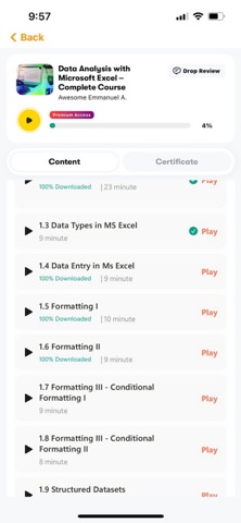 AQskill - Online Learning App iPhone screenshot
