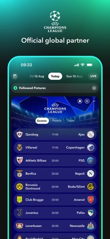 FollowScores: Live Scores iPhone screenshot 1