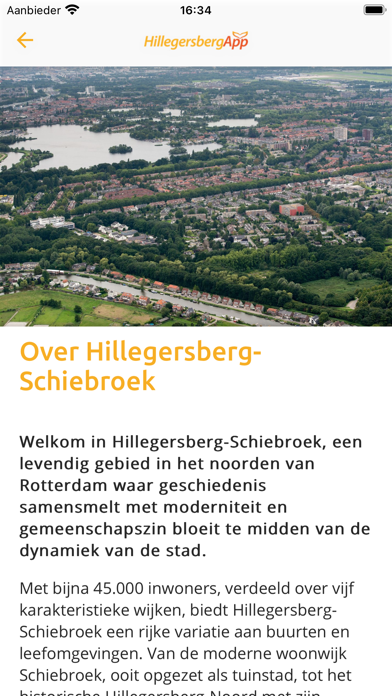 HillegersbergApp Screenshot