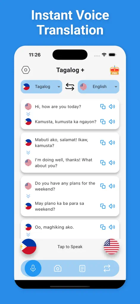 Filipino,Tagalog Translator + - Productivity App | MWM